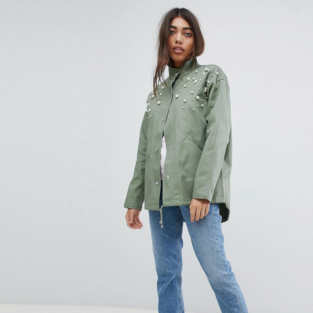 ASOS Design Pearl Jacket